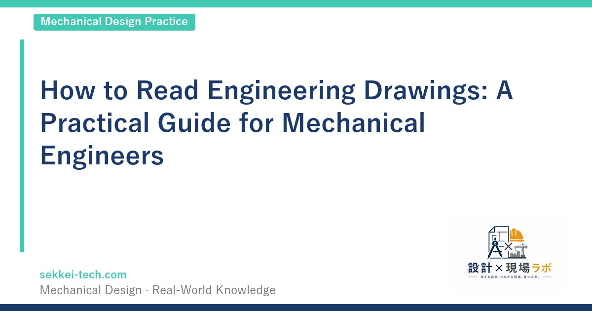 How to Read Engineering Drawings: A Practical Guide for Mechanical Engineers