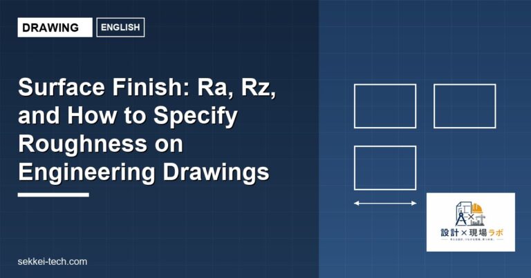Surface Finish: Ra, Rz, and How to Specify Roughness on Engineering ...