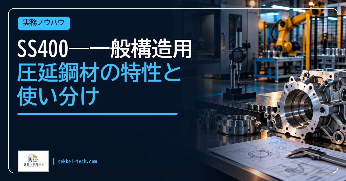 SS400——一般構造用圧延鋼材の特性と使い分け