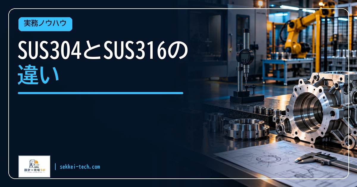 SUS304とSUS316の違い