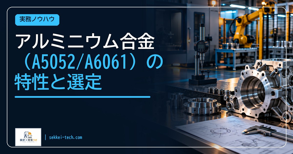 アルミニウム合金（A5052/A6061）の特性と選定