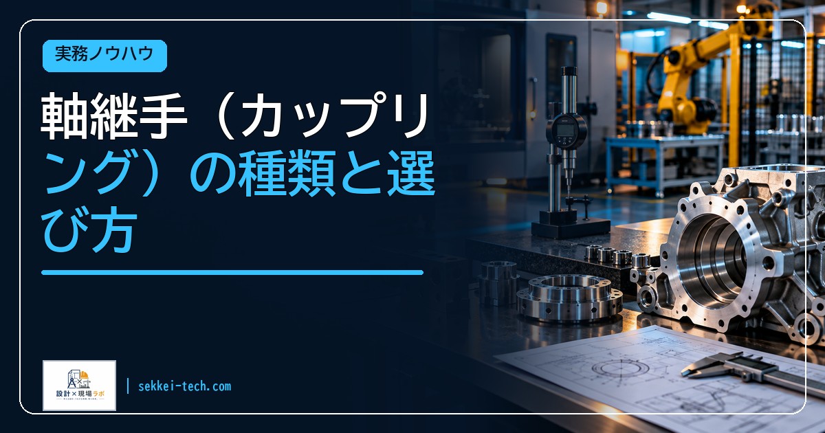 軸継手（カップリング）の種類と選び方