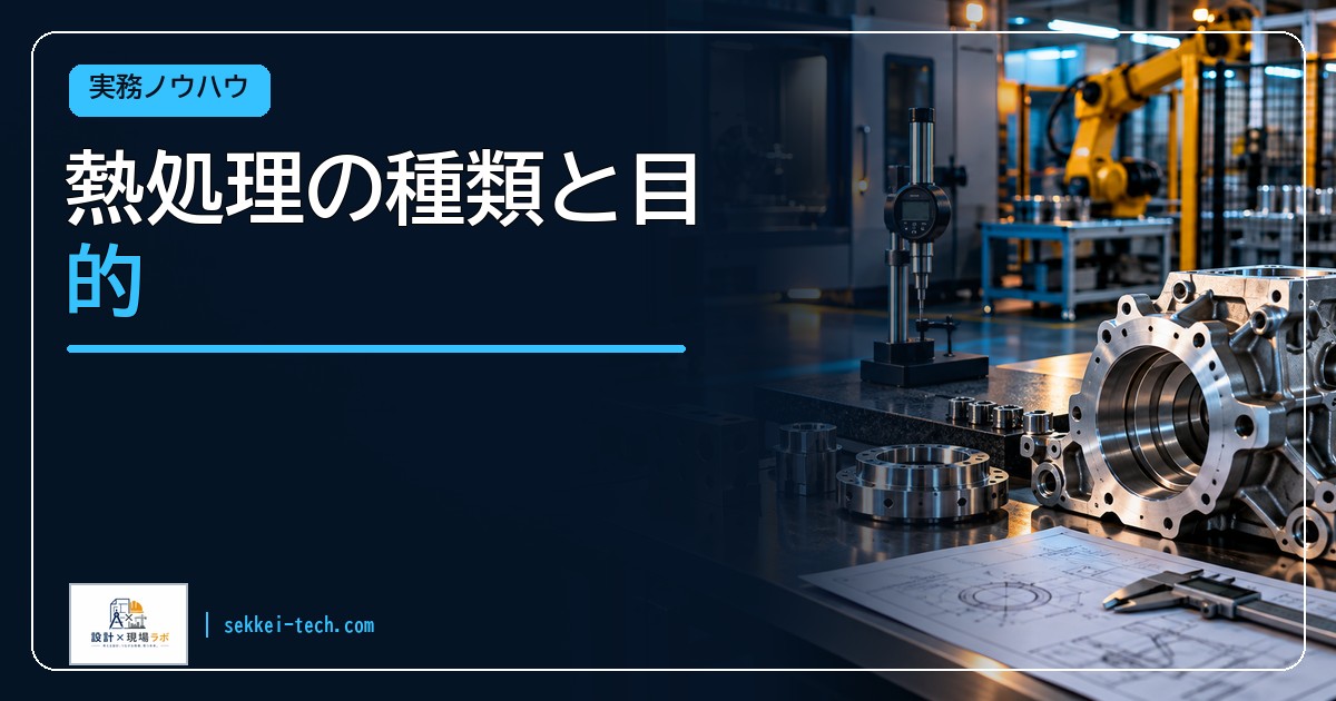 熱処理の種類と目的