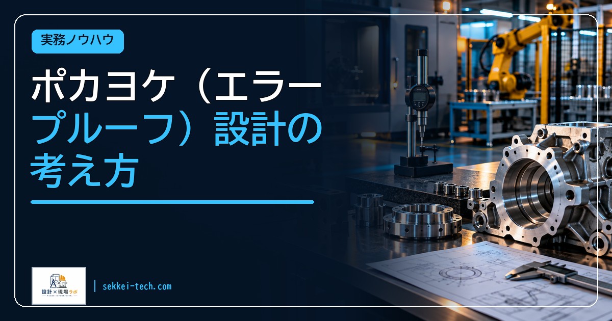 ポカヨケ（エラープルーフ）設計の考え方