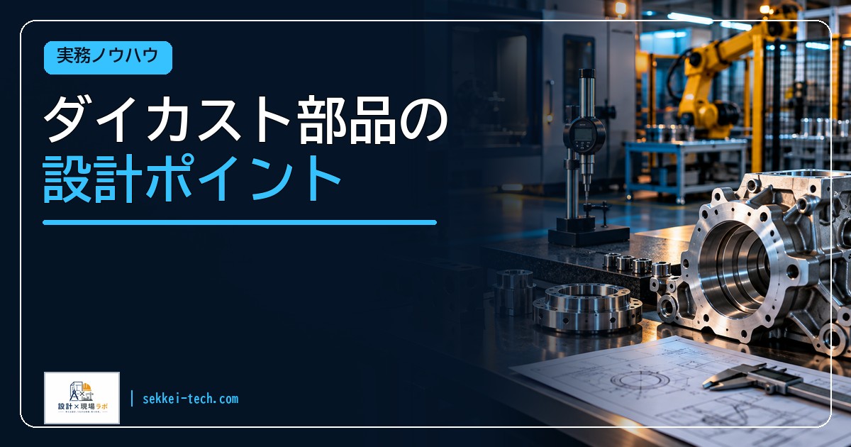 ダイカスト部品の設計ポイント