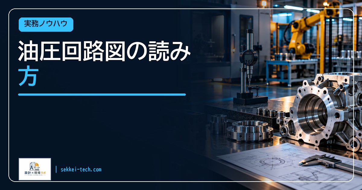 油圧回路図の読み方