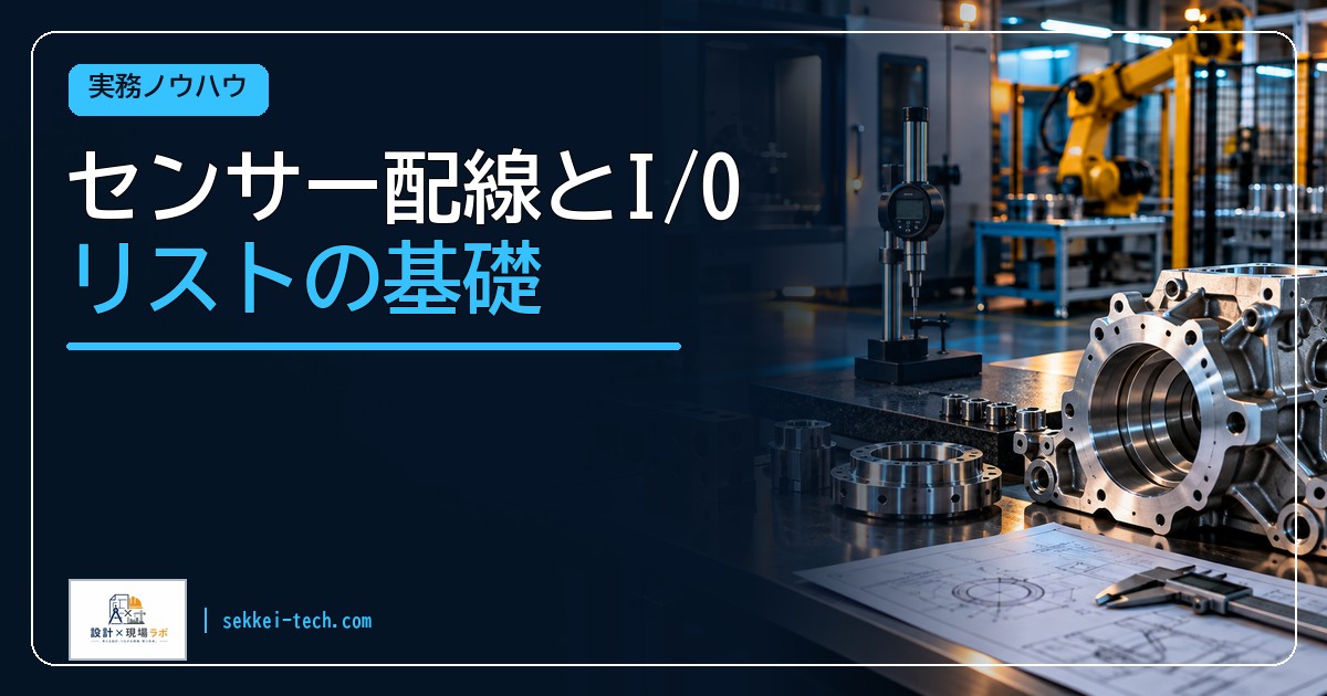 センサー配線とI/Oリストの基礎