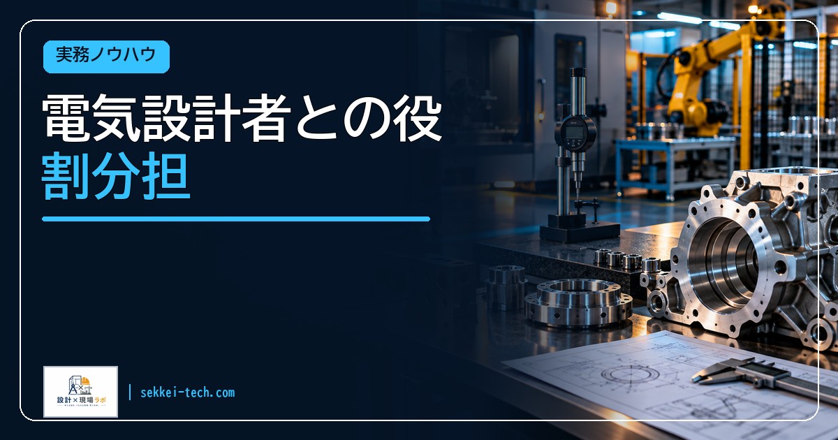 電気設計者との役割分担