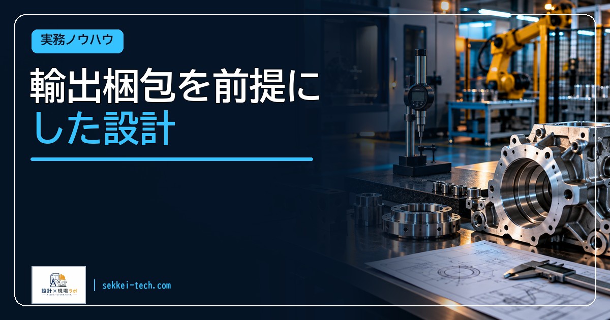 輸出梱包を前提にした設計