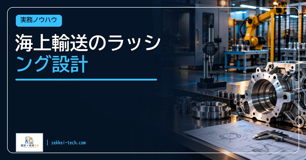 海上輸送のラッシング設計