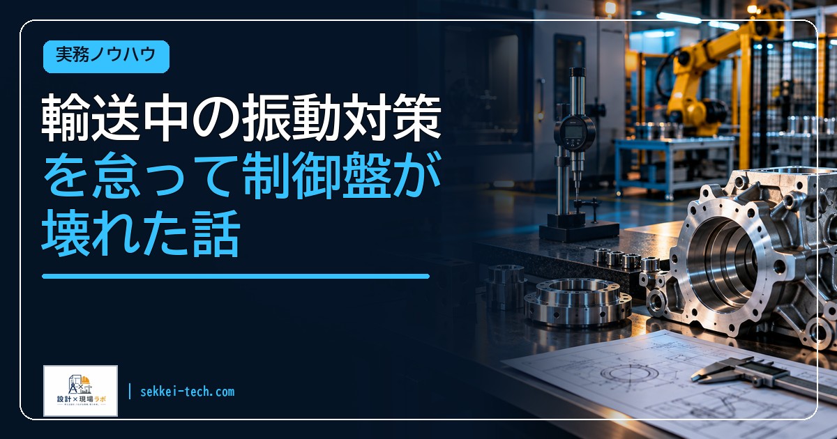 輸送中の振動対策を怠って制御盤が壊れた話