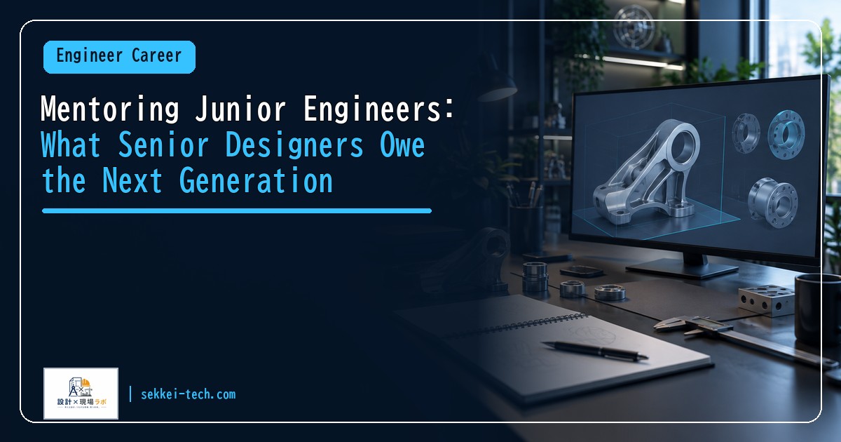 Mentoring Junior Engineers: What Senior Designers Owe the Next Generation