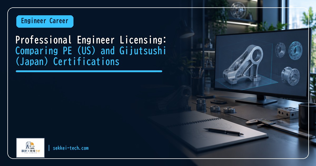 Professional Engineer Licensing: Comparing PE (US) and Gijutsushi (Japan) Certifications
