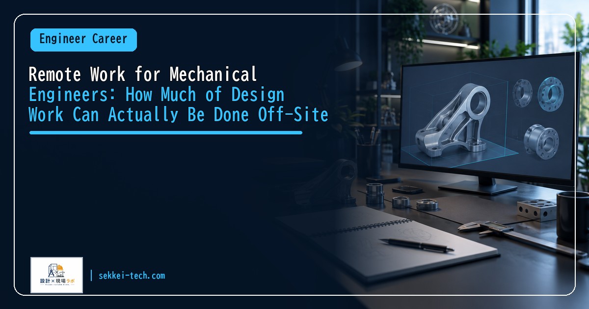Remote Work for Mechanical Engineers: How Much of Design Work Can Actually Be Done Off-Site