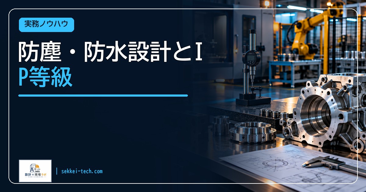 防塵・防水設計とIP等級