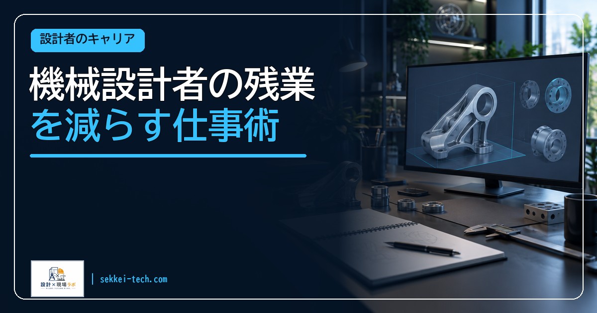 機械設計者の残業を減らす仕事術