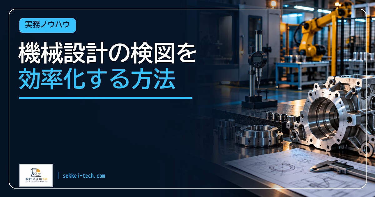 機械設計の検図を効率化する方法