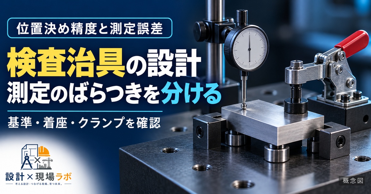 検査治具設計の基礎——位置決め精度と測定誤差を切り分ける考え方